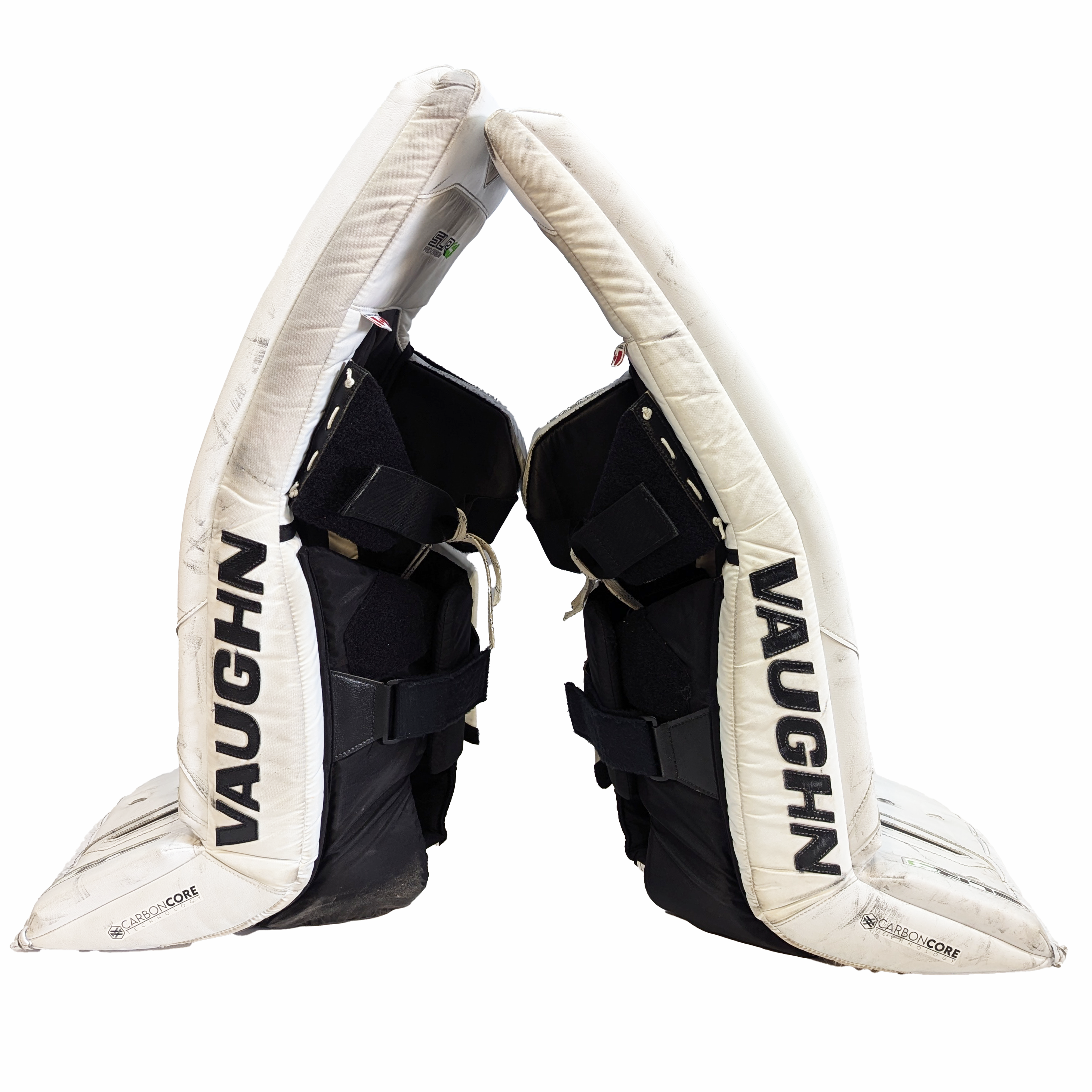 Vaughn Ventus SLR4 Pro Carbon – Ensemble complet de gardien de but Pro Stock d'occasion (blanc/noir)