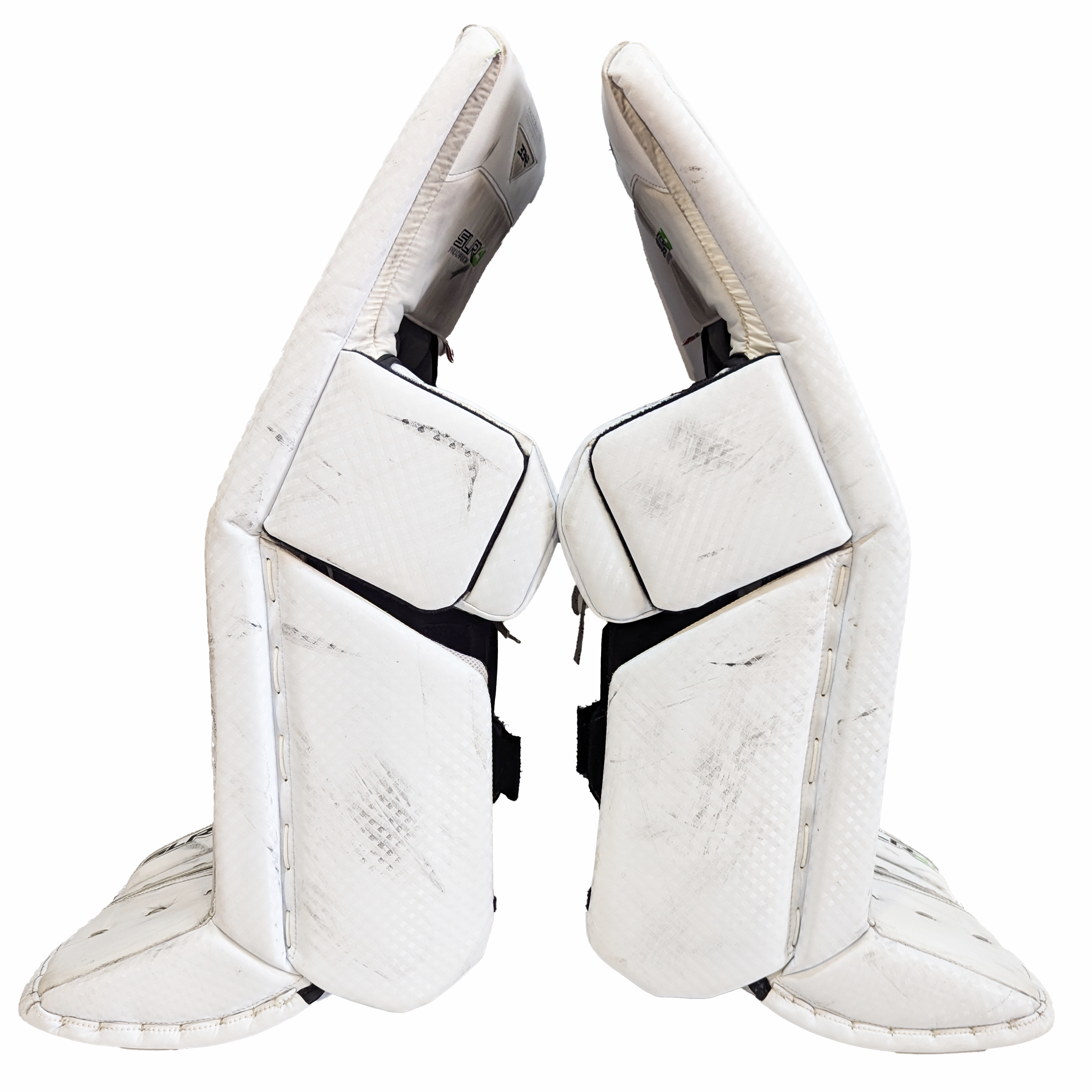 Vaughn Ventus SLR4 Pro Carbon – Ensemble complet de gardien de but Pro Stock d'occasion (blanc/noir)