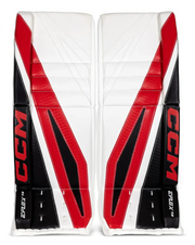 CCM Extreme Flex 7.9 - Intermediate Goalie Pads (White/Red/Black)