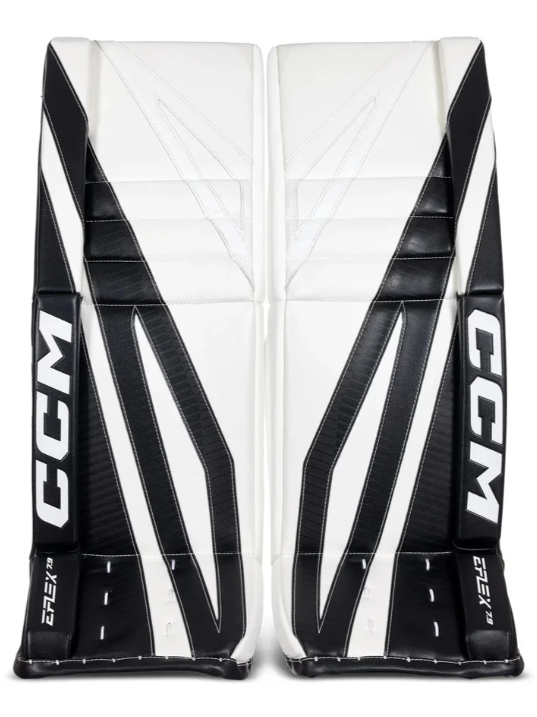 CCM Extreme Flex 7.9 - Intermediate Goalie Pads (White/Black)