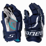 Bauer Supreme F40 Hockey Gloves - Senior (Navy)