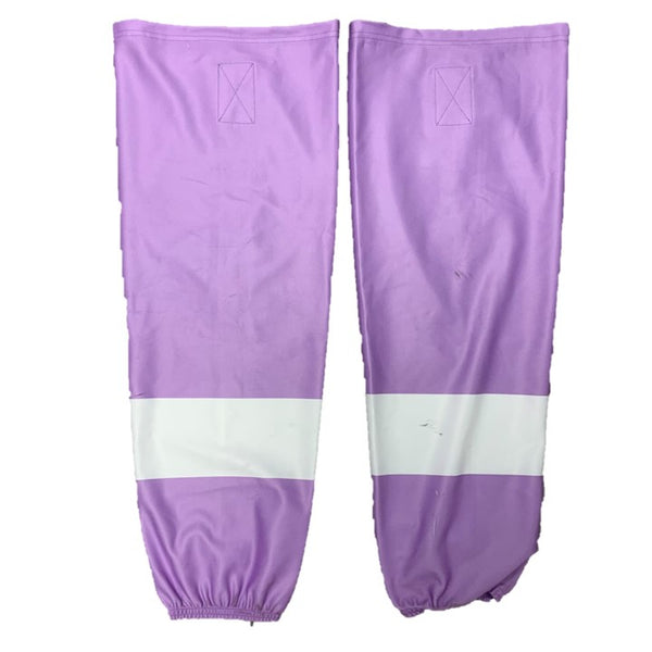 OHL - Used Hockey Socks (Purple/White)