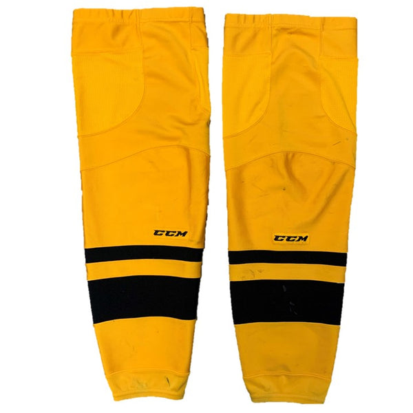 OHL - Used CCM Hockey Socks (Yellow/Black)
