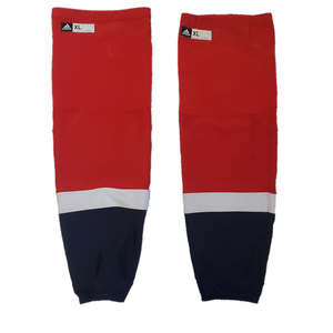 NHL - Used Pro Stock Adidas Hockey Socks - Washington Capitals (Red)