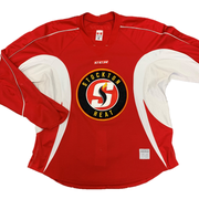 AHL - Used CCM Practice Jersey - Stockton Heat (Red)