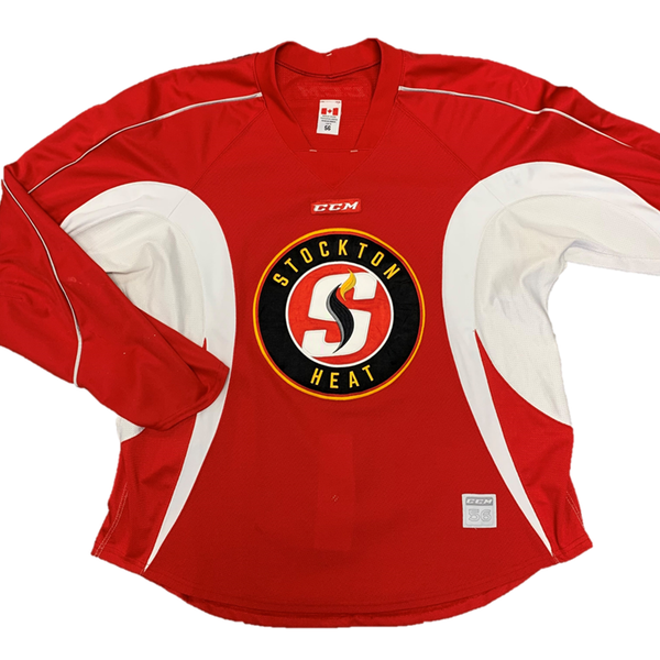 AHL - Used CCM Practice Jersey - Stockton Heat (Red)
