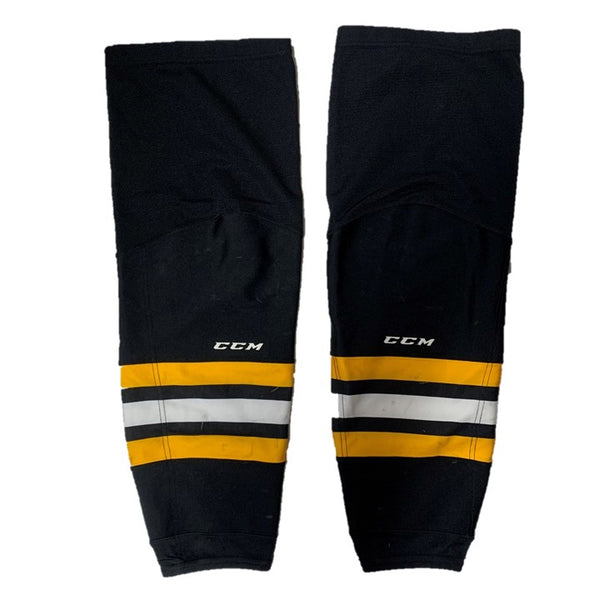 OHL - Used CCM Hockey Socks (Black/Yellow/White)