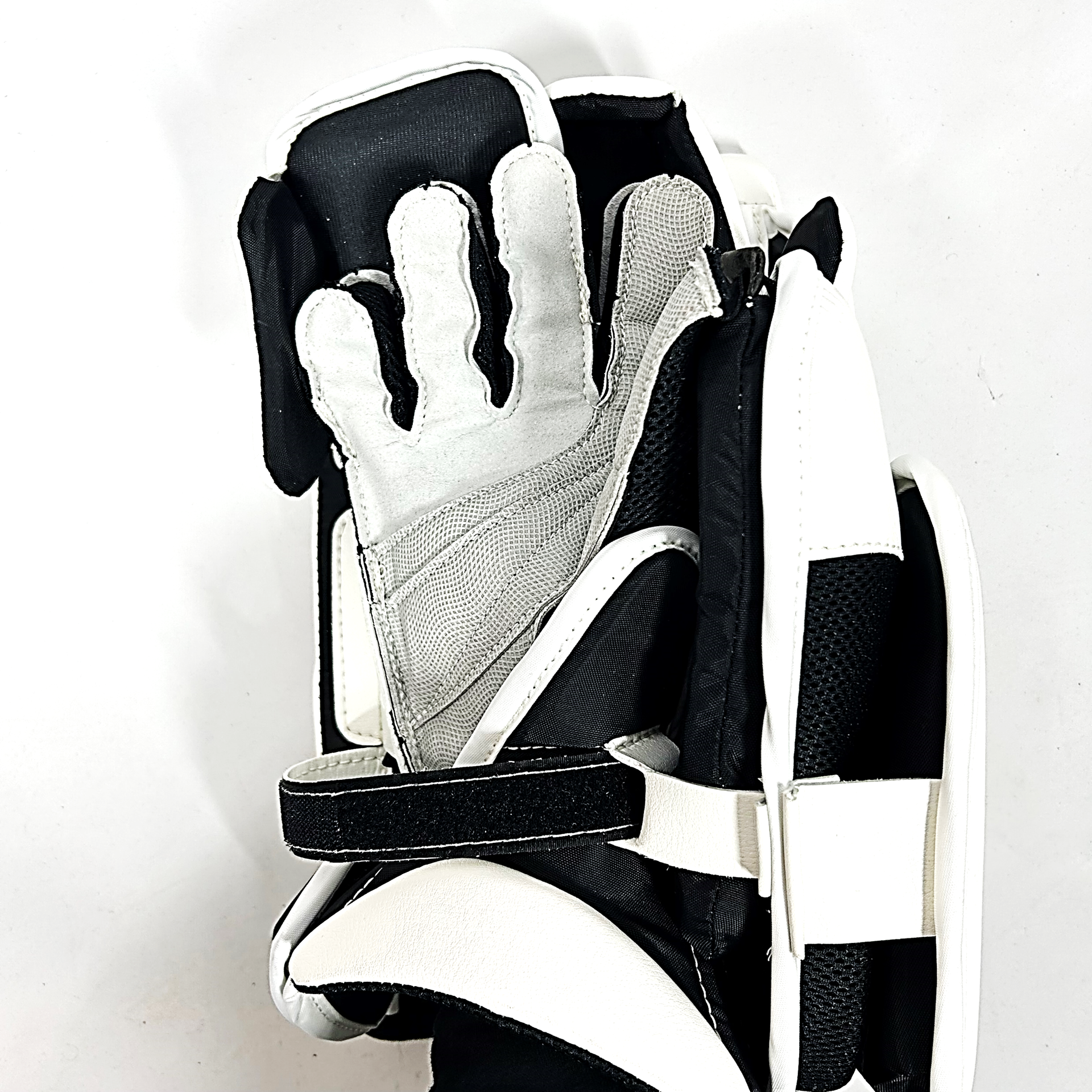 Nouveau True L12.1 - Bloqueur de gardien Carter Hart NHL Pro Stock (blanc/orange)