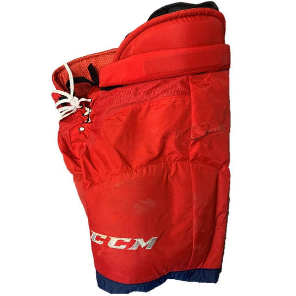CCM HP45X - Used NHL Pro Stock Hockey Pants (Red/Navy)