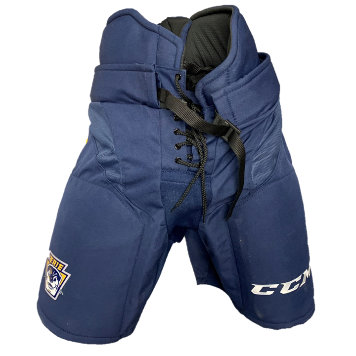 CCM HP31 - Pantalon de hockey OHL Pro Stock d'occasion (bleu marine/jaune/blanc)