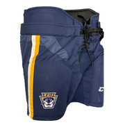 CCM HP31 - Pantalon de hockey OHL Pro Stock d'occasion (bleu marine/jaune/blanc)