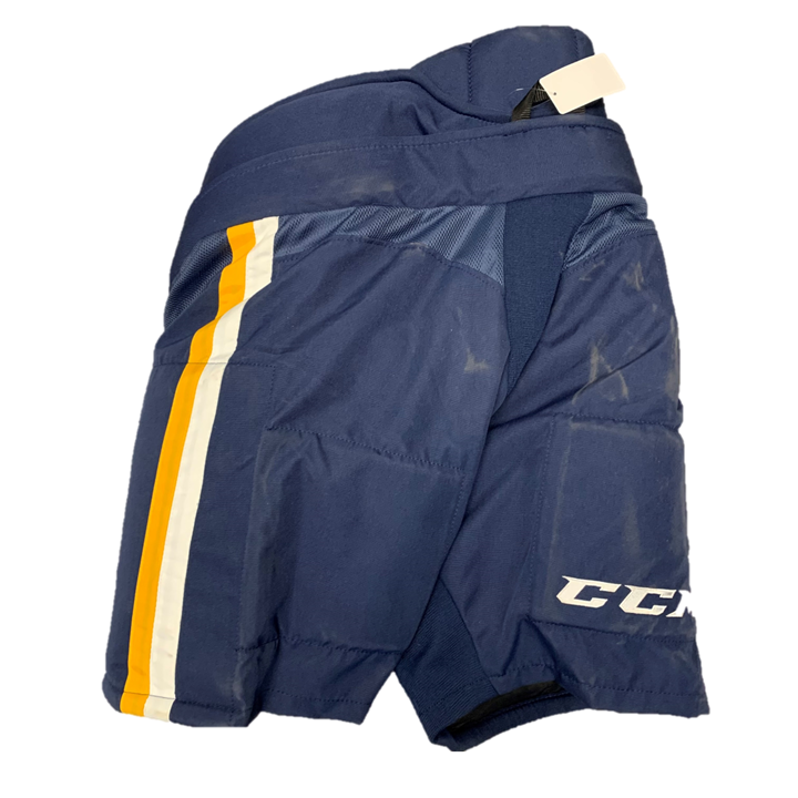 CCM HP31 - Pantalon de hockey OHL Pro Stock d'occasion (bleu marine/jaune/blanc)