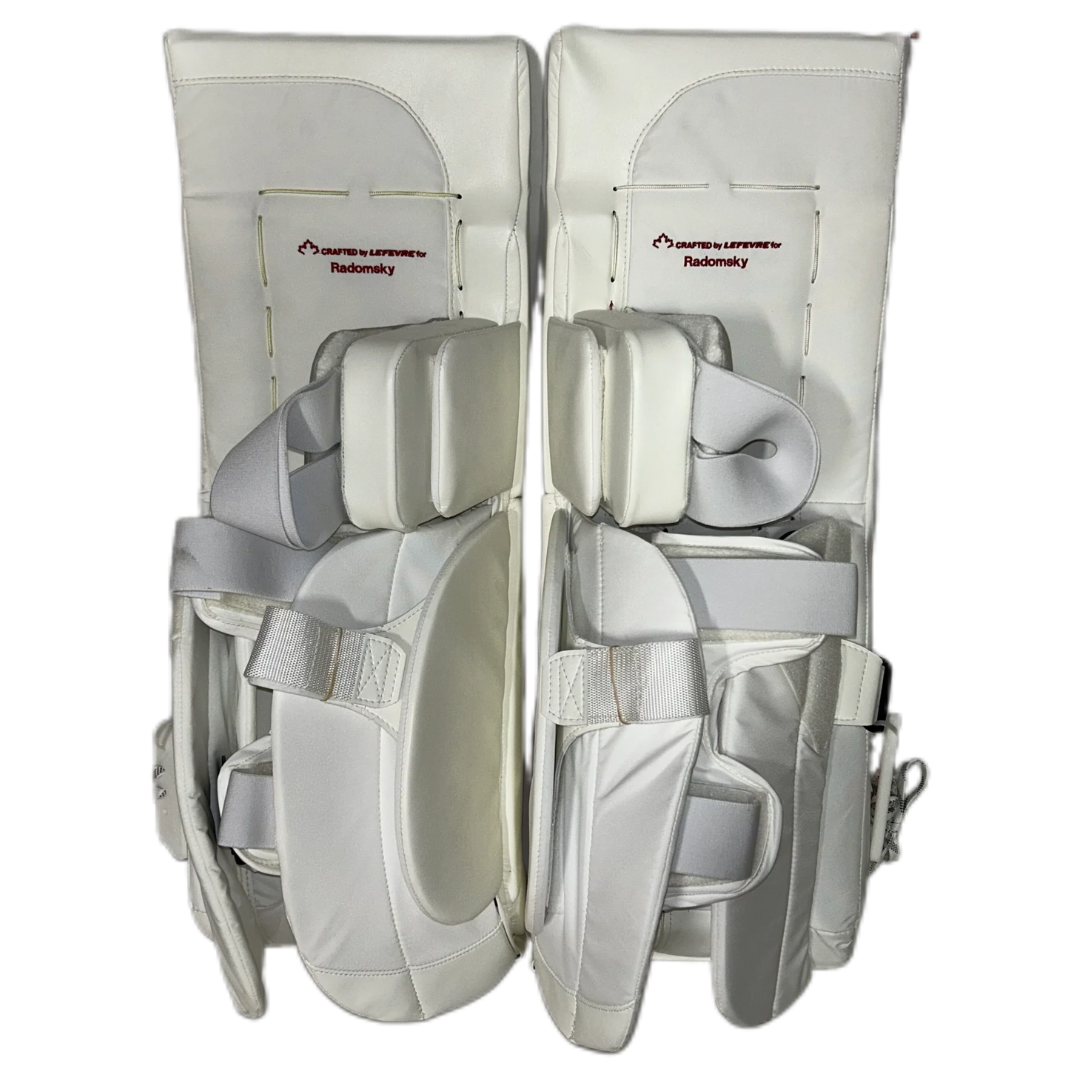 TRUE Catalyst PX3 - Pro Stock Goalie Pads (White/Red/Yellow)