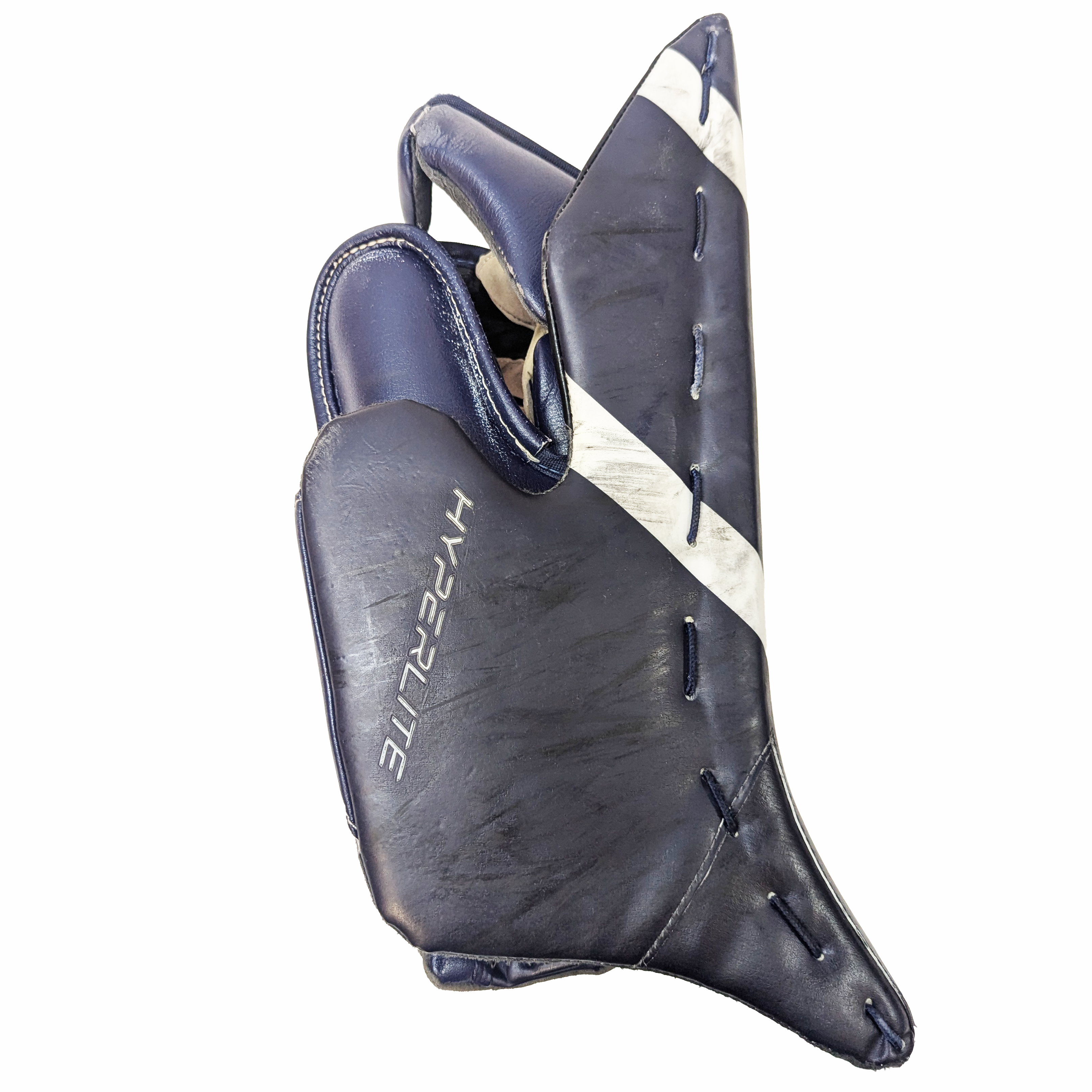 Bauer Vapor Hyperlite - Bloqueur de gardien Pro Stock d'occasion (bleu marine/blanc)