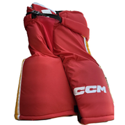 CCM HP45 - Pantalon de hockey professionnel NHL - Flames de Calgary (rouge/blanc)