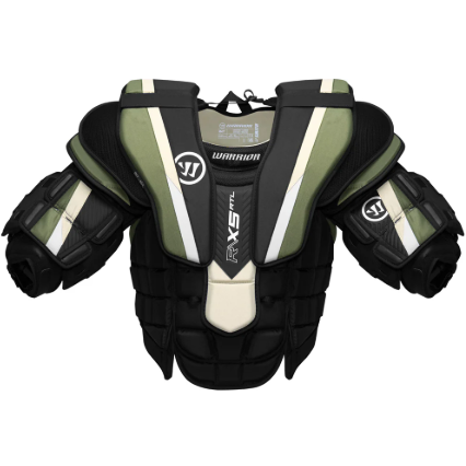 Warrior Ritual RX5 - New Pro Stock Goalie Chest Protector (Black/Green)