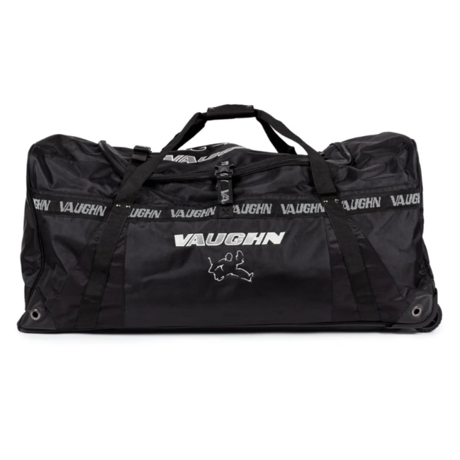 Vaughn Velocity VX1 3-Wheeled Pro Goalie Bag - Senior (Black)