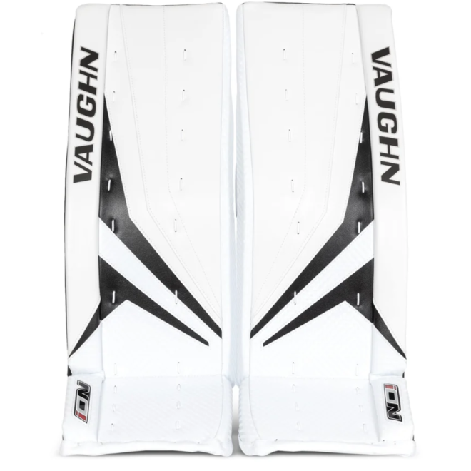 Vaughn ION Goalie Leg Pads - Intermediate (White/Black)
