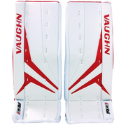 Vaughn ION Goalie Leg Pads - Junior (White/Red)