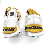 Sherwood  Pro - NHL Pro Stock Glove - Vegas Golden Knights (White/Gold)
