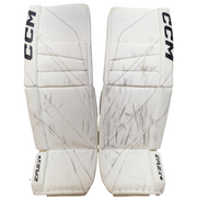 CCM Extreme Flex 6 - Used Pro Stock Goalie Pads (White)
