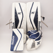 Reebok XLT - Ensemble de gardien de but Pro Stock d'occasion (blanc/bleu)