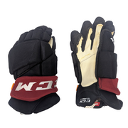 CCM HGJSPP - NHL Pro Stock Glove - Arizona Coyotes (Black/Burgundy)