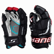 Bauer Supreme F40 Hockey Gloves - Intermediate (Black/Red)
