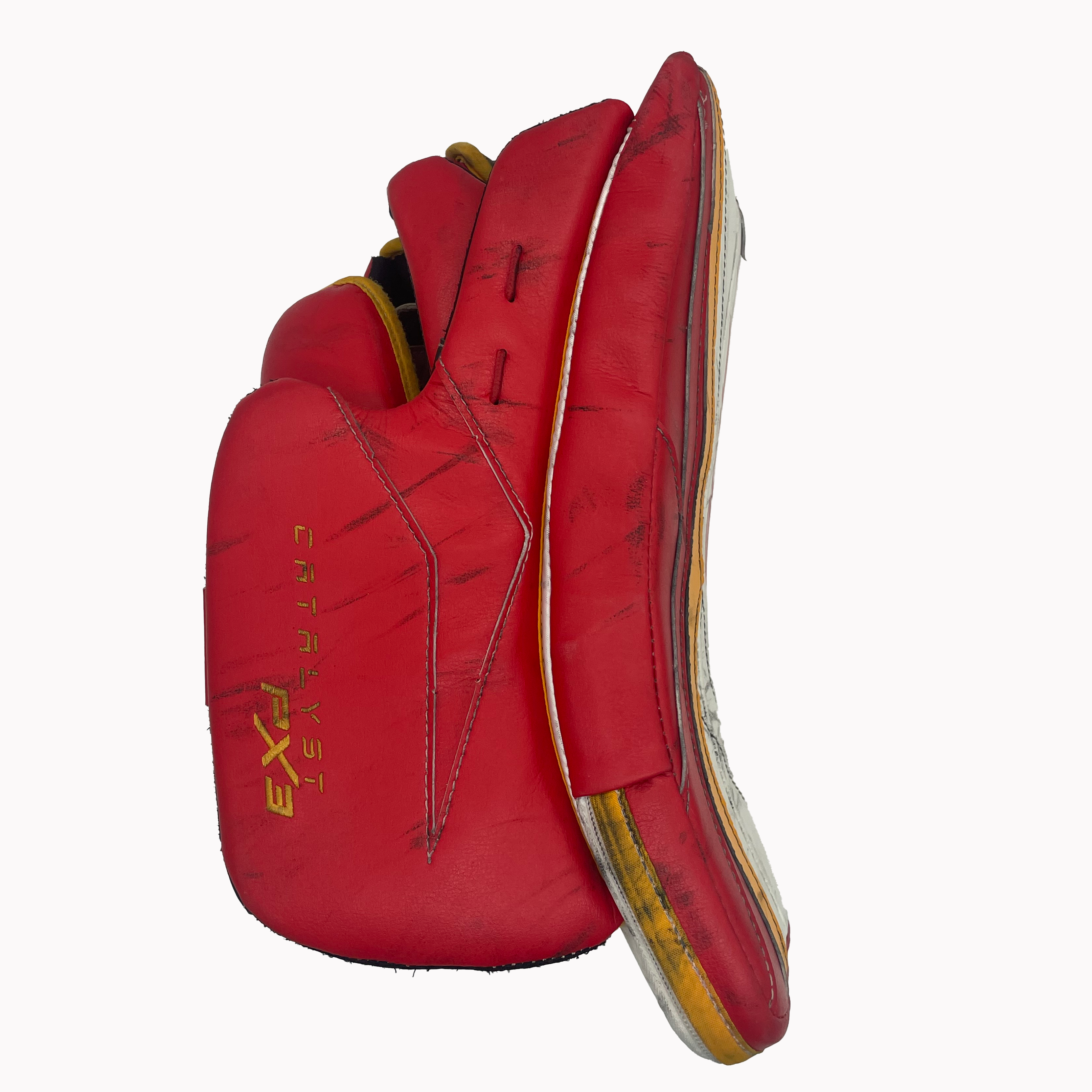 True Catalyst PX3 - Used Pro Stock Goalie Set (Red/Yellow/White)