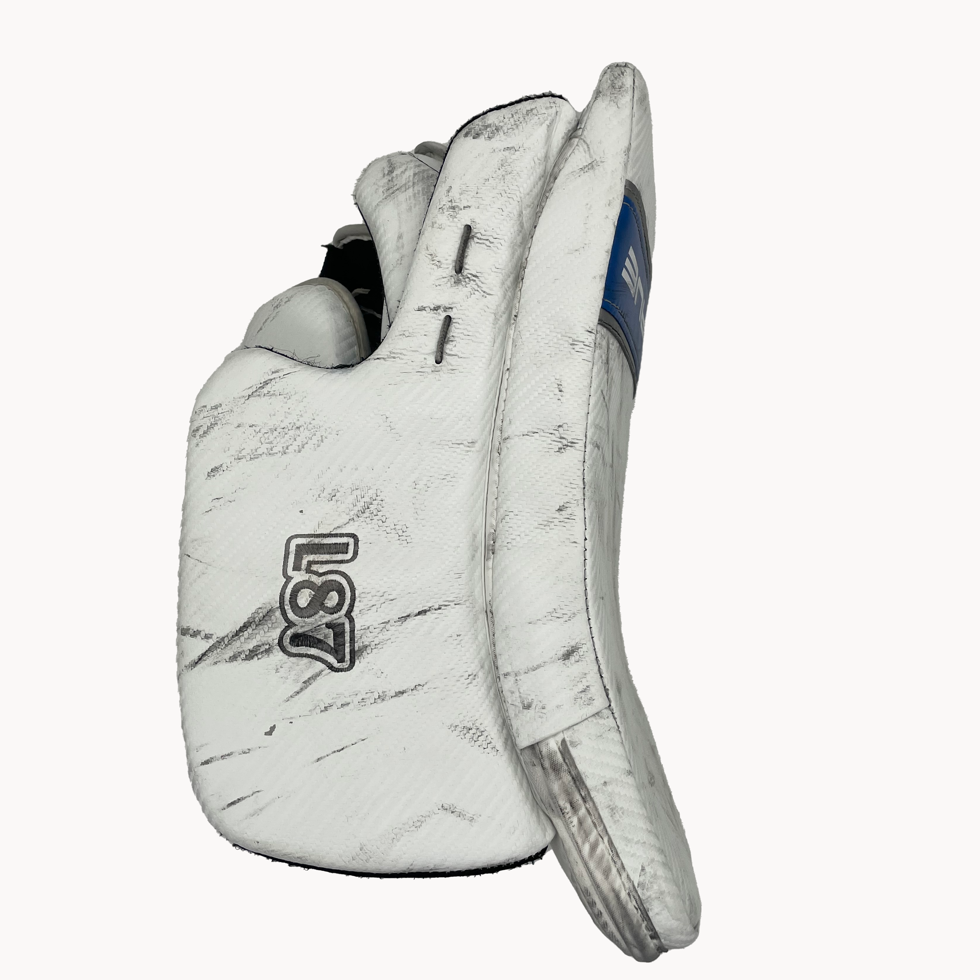 True L87 - Ensemble de gardien de but complet Pro Stock d'occasion (blanc/bleu)