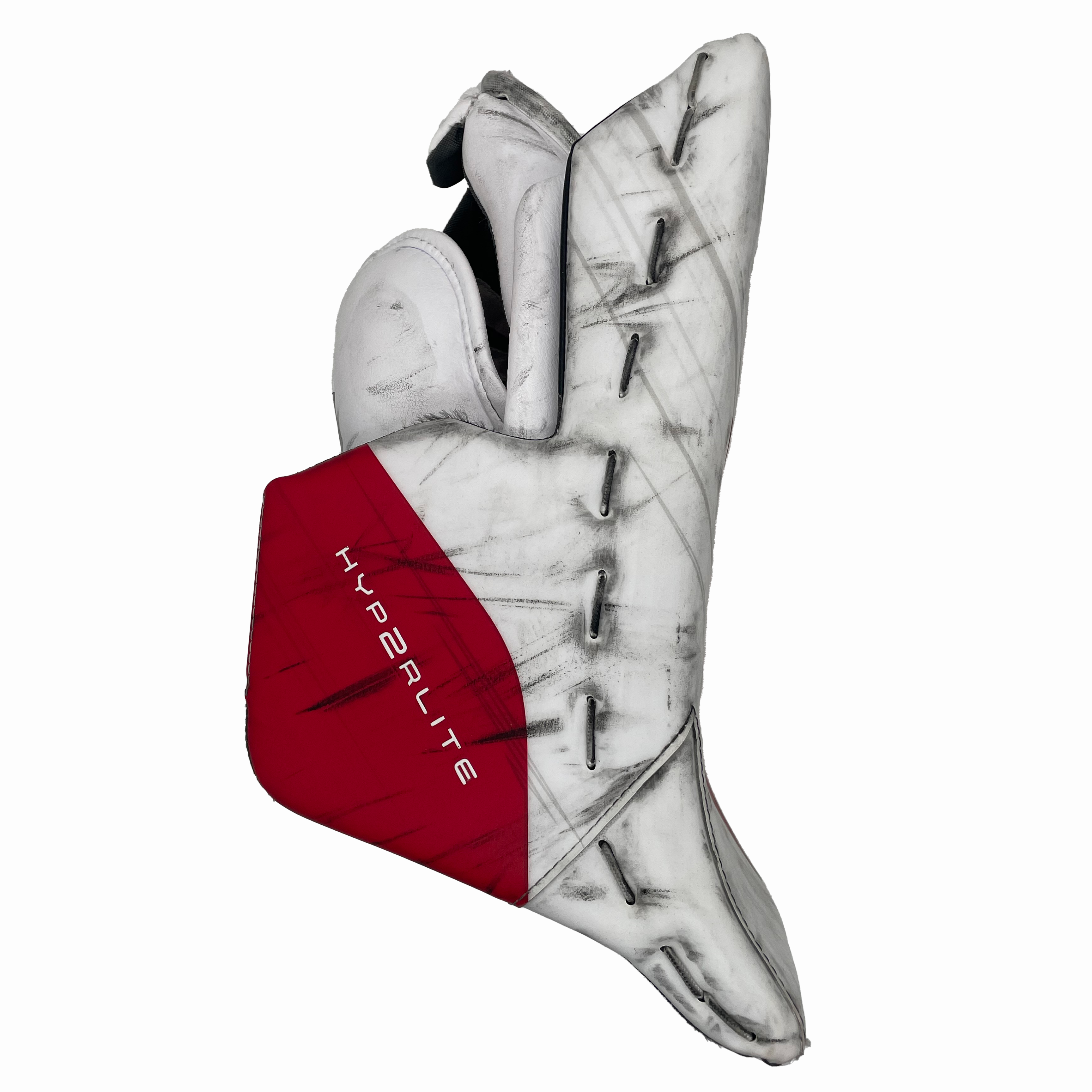 Bauer Vapor Hyperlite 2 - Ensemble de gardien de but complet Pro Stock Senior d'occasion (blanc/rouge)