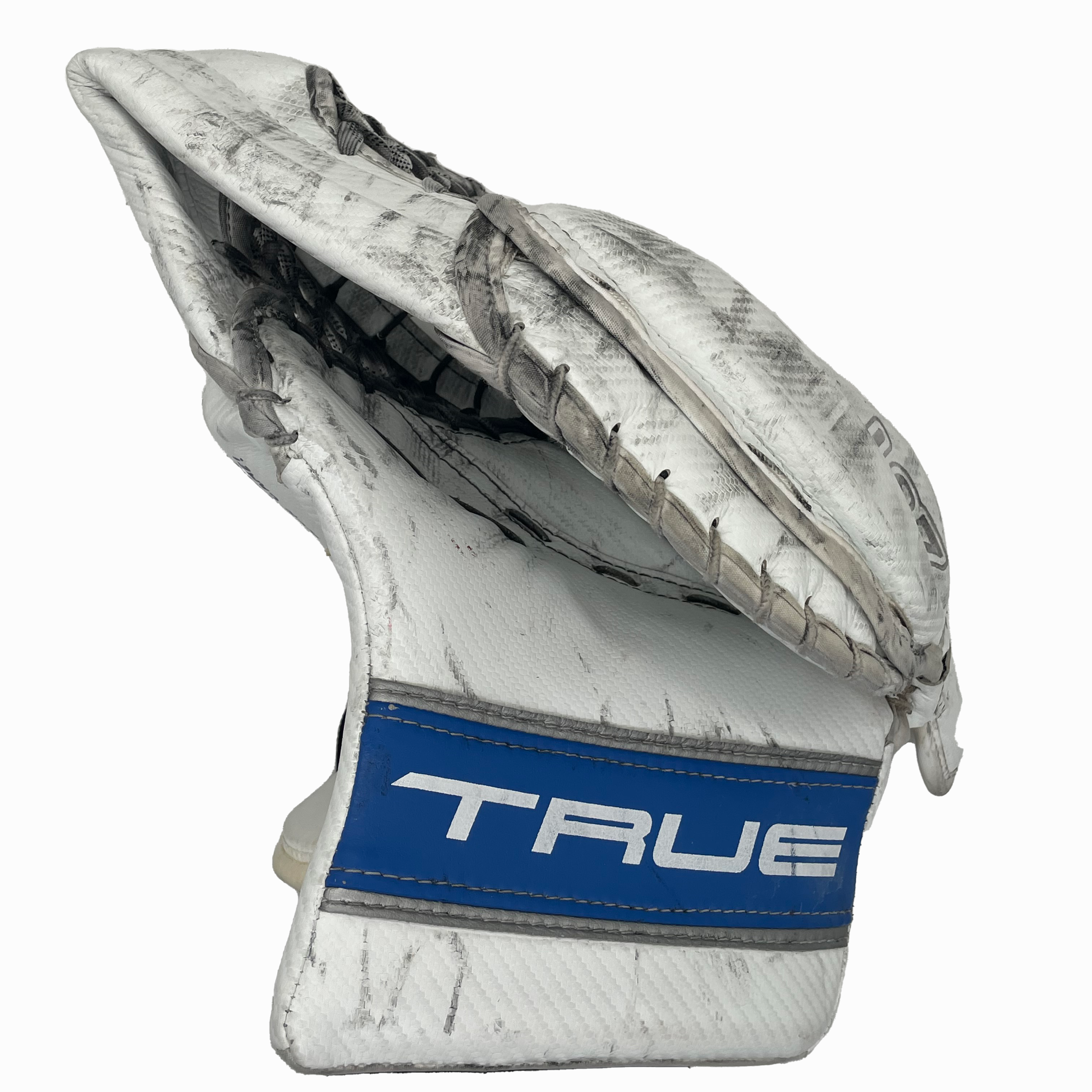 True L87 - Ensemble de gardien de but complet Pro Stock d'occasion (blanc/bleu)