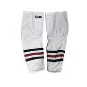 OHL - Used CCM Hockey Sock (White/Burgundy/Black)