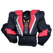 CCM Extreme Flex 6 - Used Intermediate Pro Stock Goalie Chest Protector (Black/Red)
