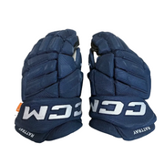 CCM HGJS - Gants Pro Stock d'occasion (bleu marine)