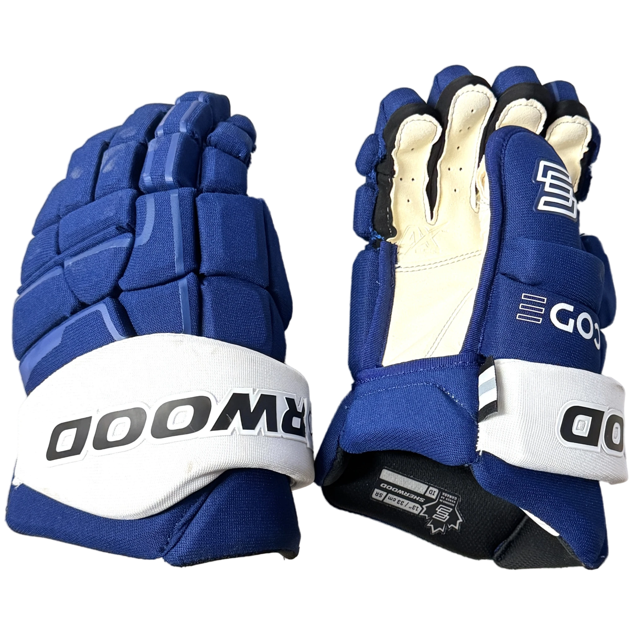 Sherwood Code Encrypt 1 - Team Stock Glove - Tampa Bay Lightning (Blue/White/Black)