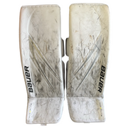 Bauer Vapor HyperLite 2 - Used Pro Stock Goalie Pads (White)