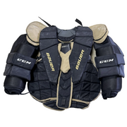 Bauer Pro Series - Plastron de gardien de but Pro Stock d'occasion (noir/or)
