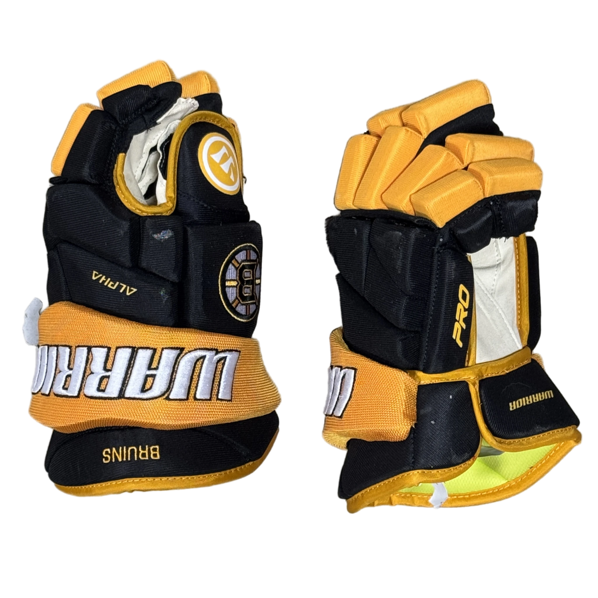 Gants de hockey Warrior Alpha Pro (Royal Bruins)