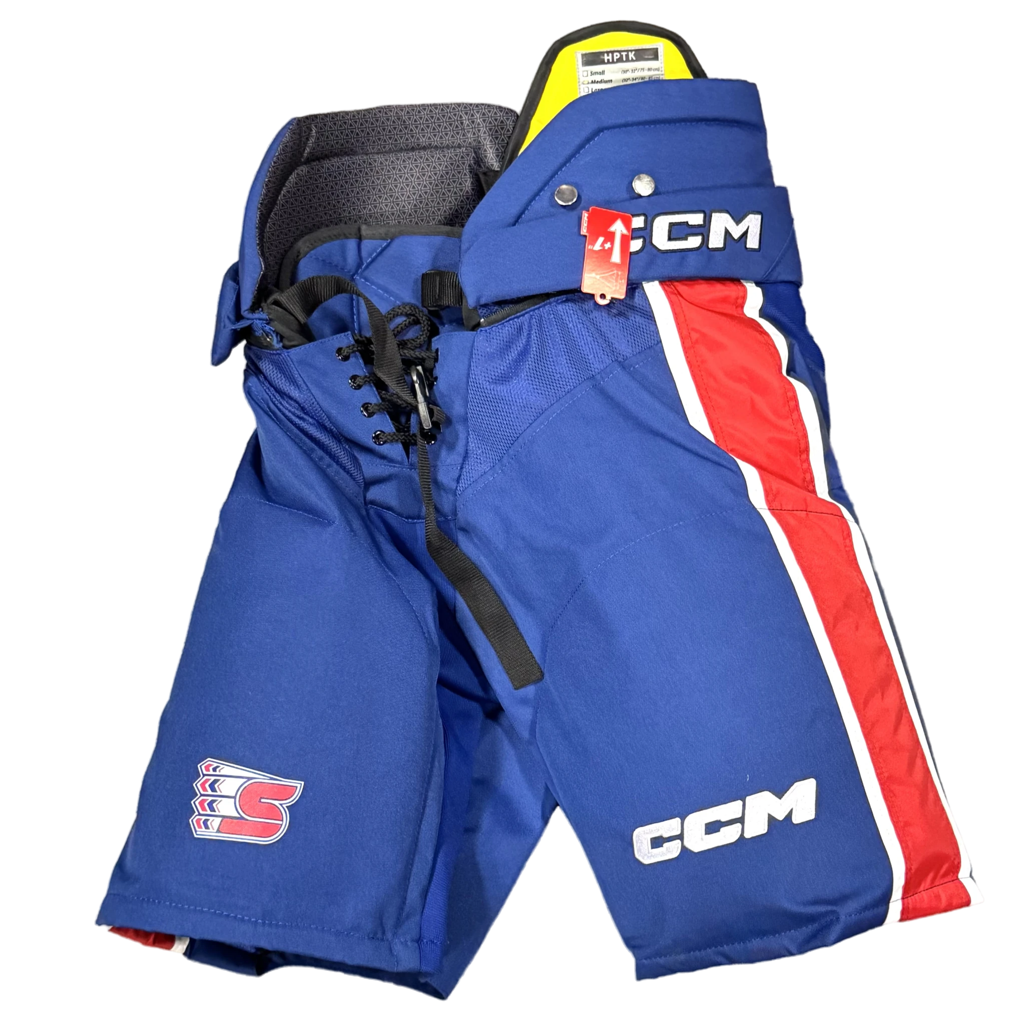 CCM HPTK - Pro Stock Hockey Pant (Blue/Red/White)