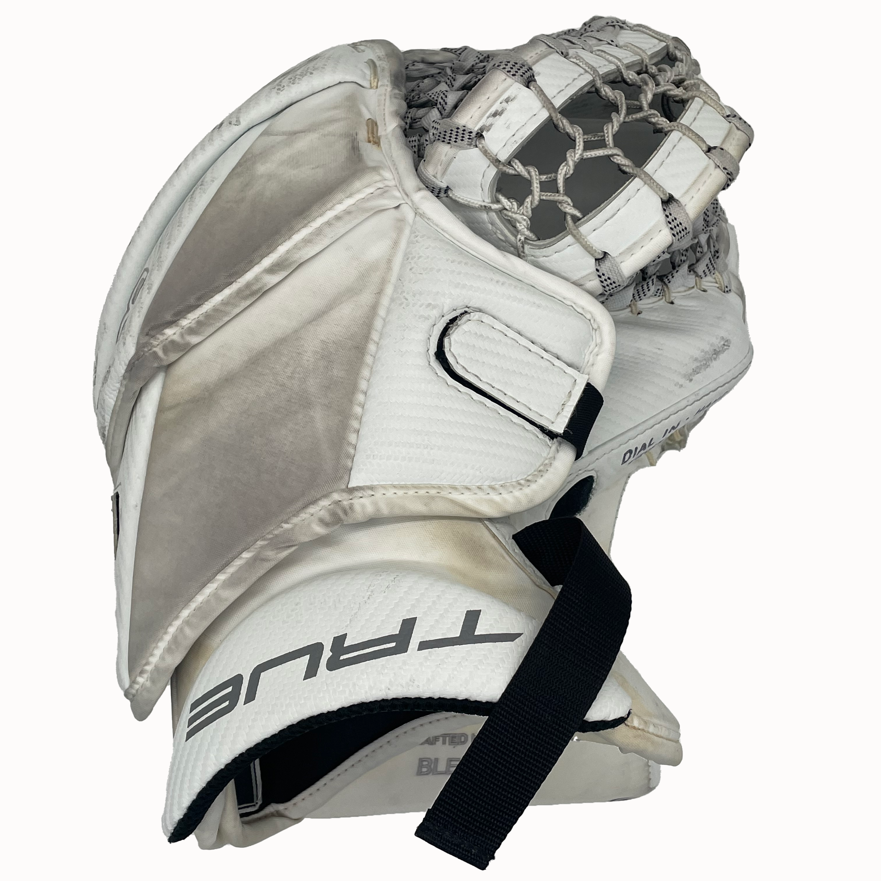 True L87 - Ensemble de gardien de but complet Pro Stock d'occasion (blanc/bleu)