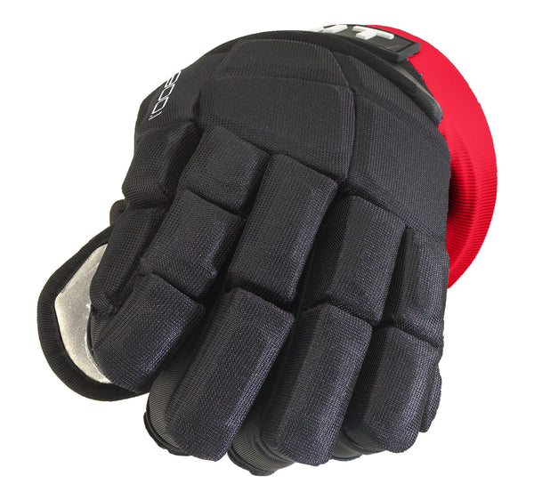 Grit Python G900.1 - Senior Hockey Glove (Black/Red)