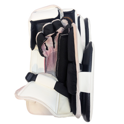 CCM Extreme Flex 6 - Ensemble complet de gardien de but senior AHL Pro Stock d'occasion (blanc/rouge/jaune)