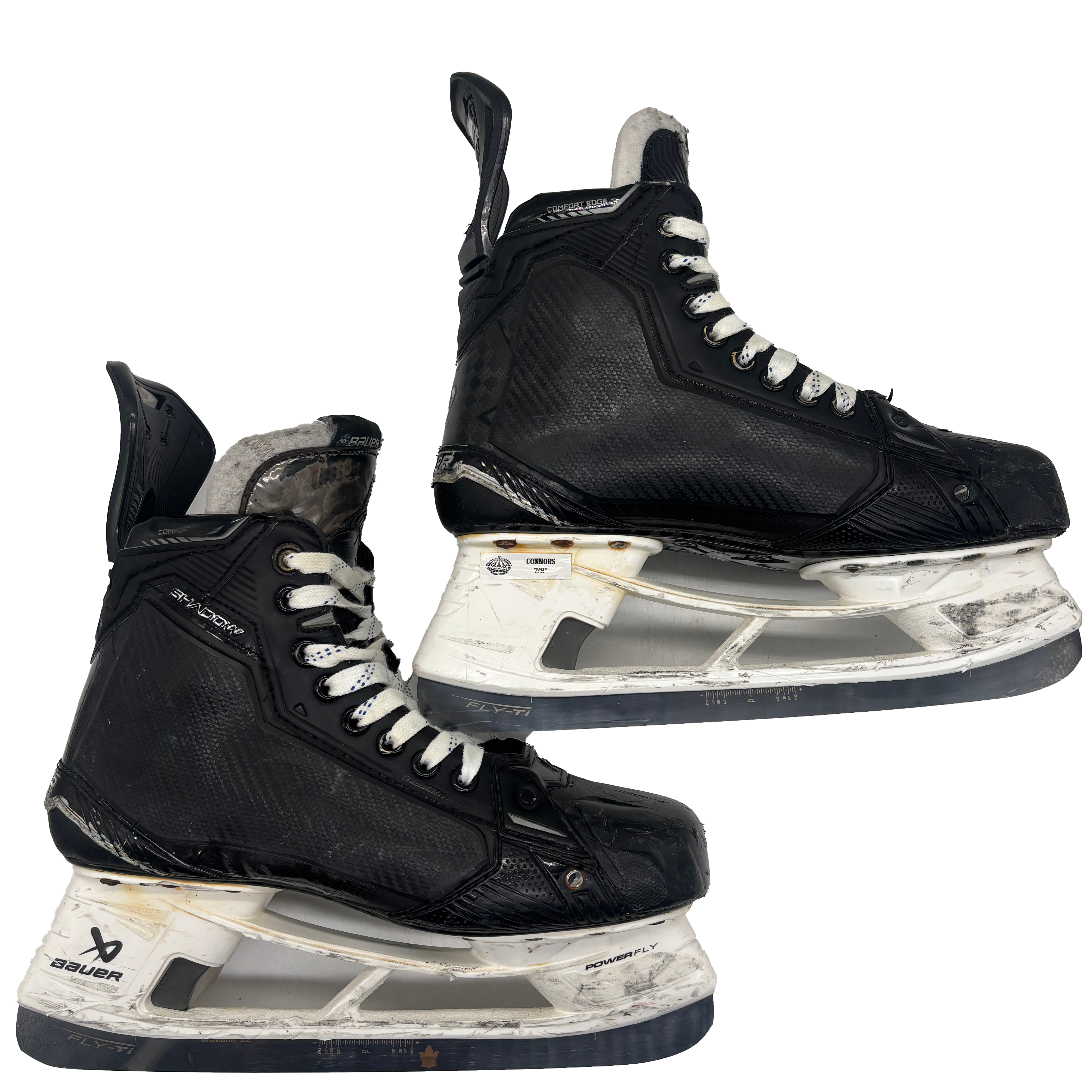 Bauer Supreme Shadow - Used Pro Stock Skates - Size 9E with Shot Blockers