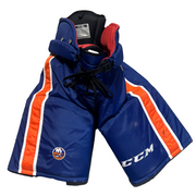 CCM HP45X - Used NHL Pro Stock Hockey Pant  - New York Islanders (Blue/Orange/White)