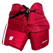 CCM HPG12A - NCAA Pro Stock Goalie Pants (Red/White)