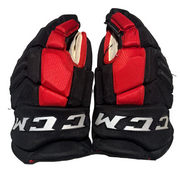 CCM HGJS - Used OHL Pro Stock Glove (Black/Red)