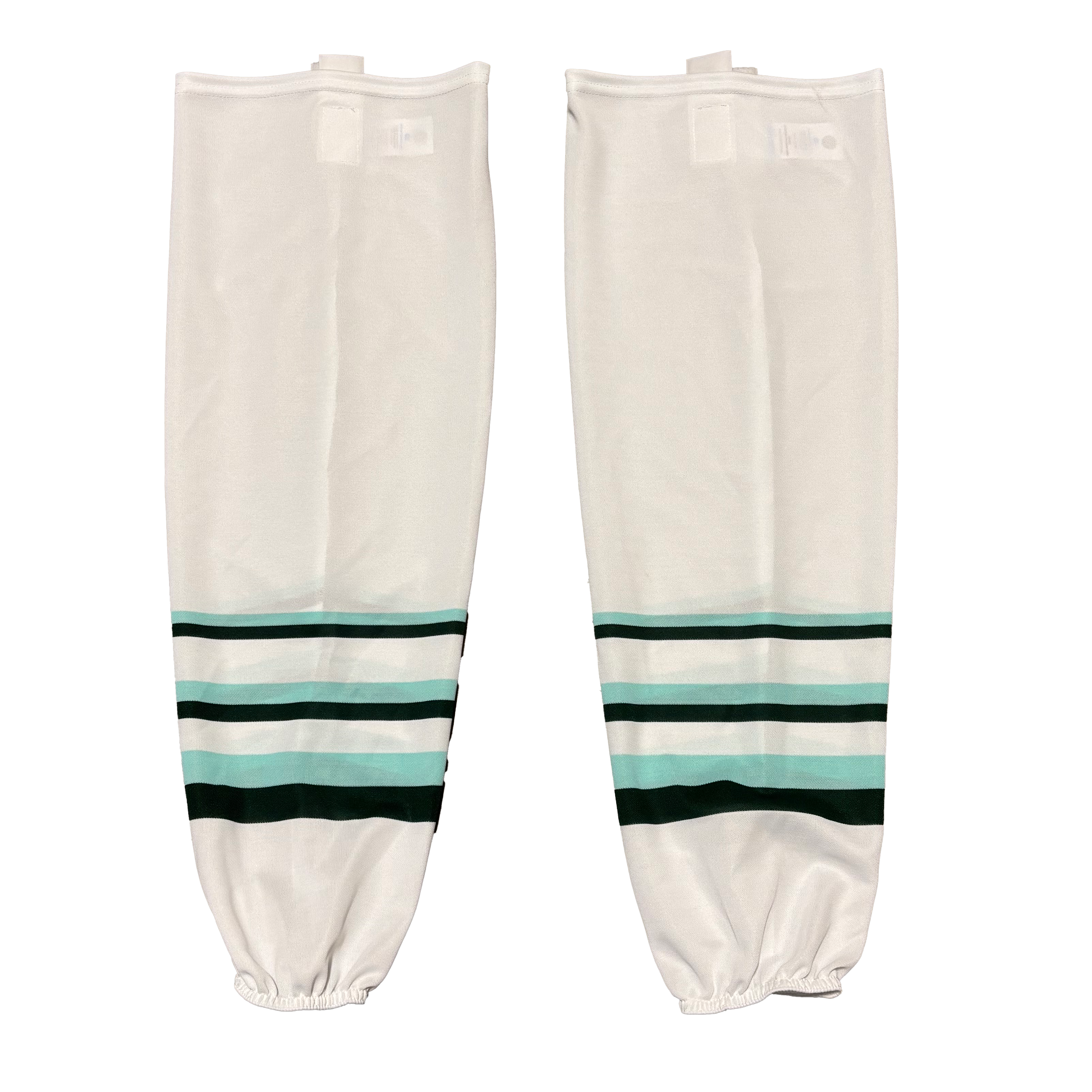 Bauer - New Hockey Socks (White/Forest Green/Oceanic Blue)