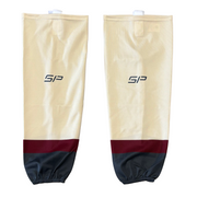 PWHL - SP Performance Socks - Montreal Victoire (Beige/Burgundy/Dark Grey)