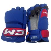 CCM HG43PP - NCAA Pro Stock Hockey Glove (Blue/Red)